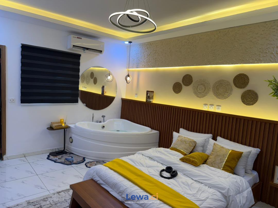 Studio meublé avec jacuzzi disponible à koumassi