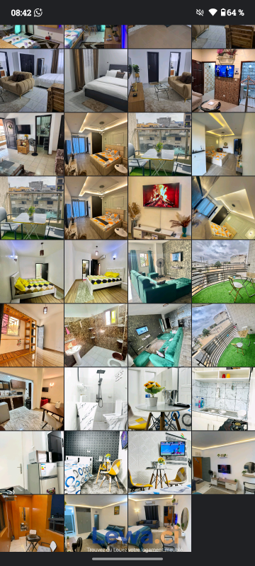 Cocody appartement meublé disponible