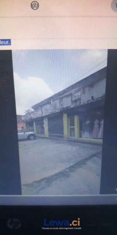 TERRAIN ET MAGASIN EN VENTE