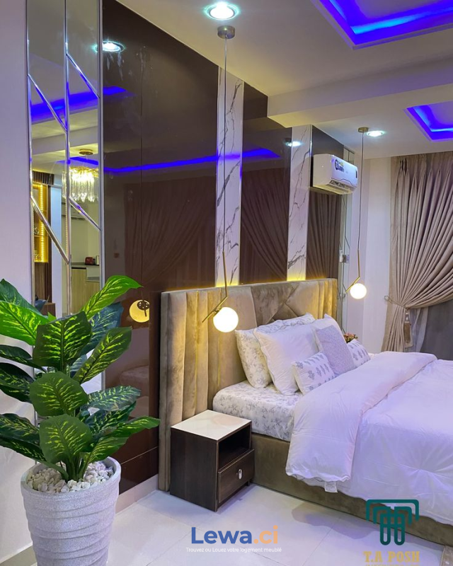 Appartement meublé deux pièces a Cocody